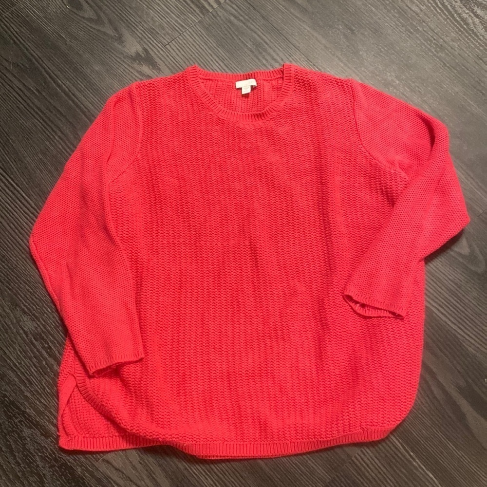 🍍J JILL SWEATER 🍍SIZE 1X🍍Pink M-1